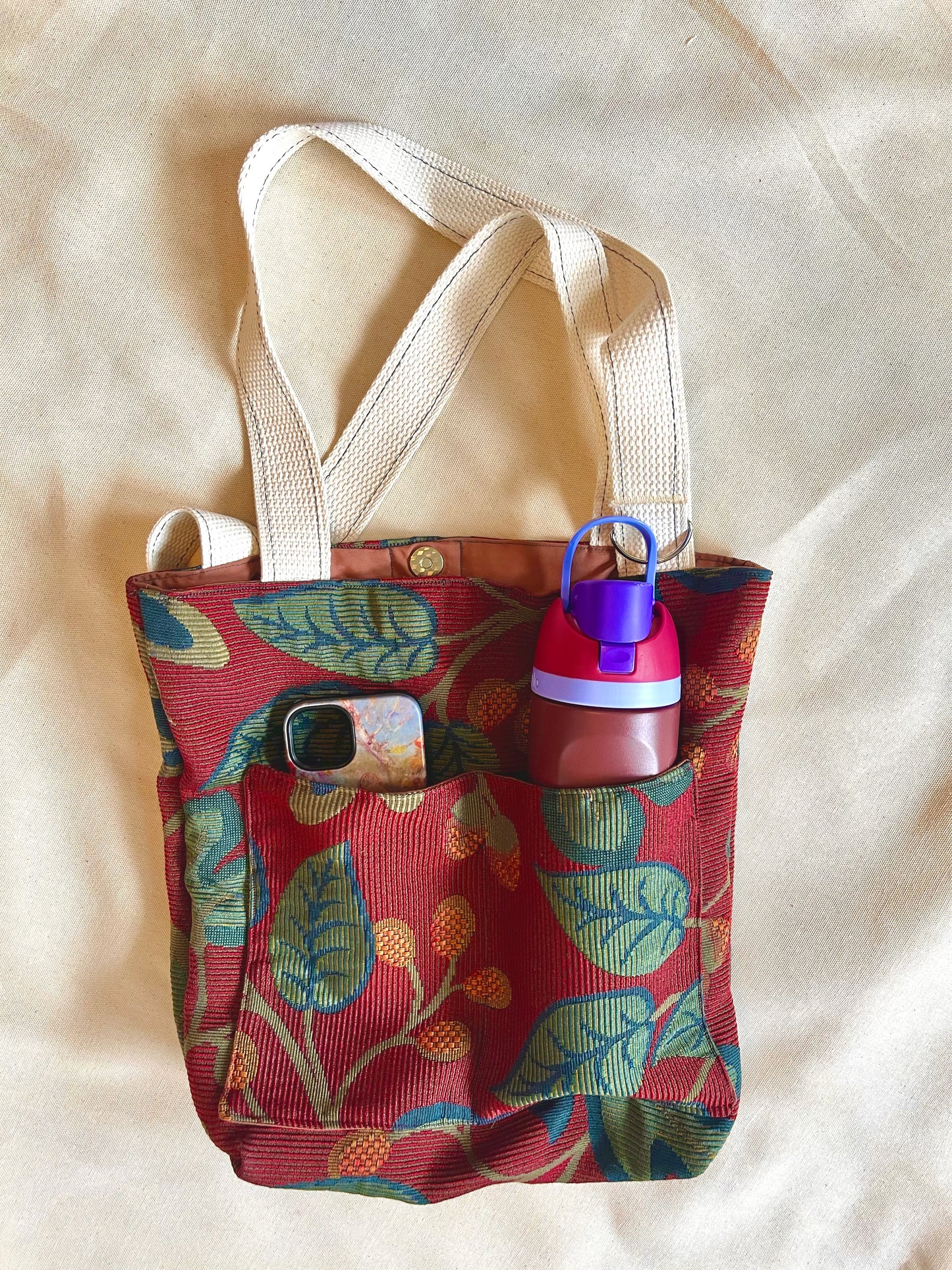 Large Boxy Bag - Woodland Jacquard