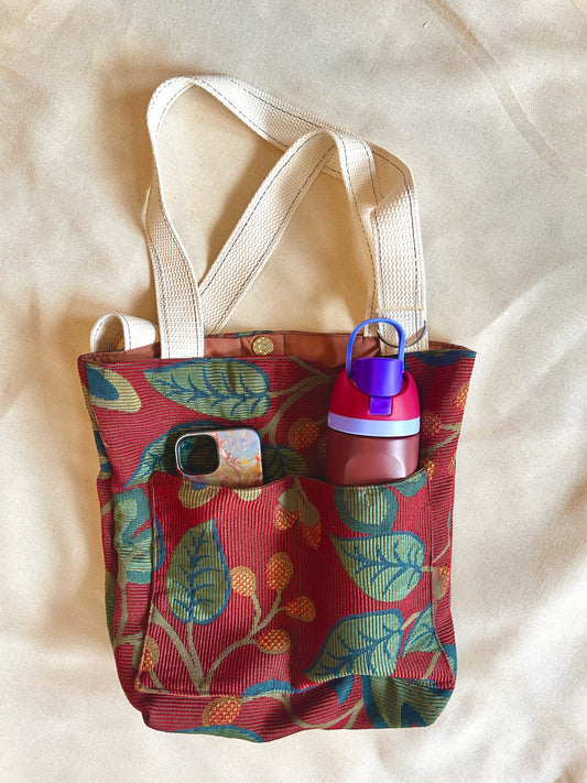 Large Boxy Bag - Woodland Jacquard