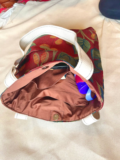 Large Boxy Bag - Woodland Jacquard