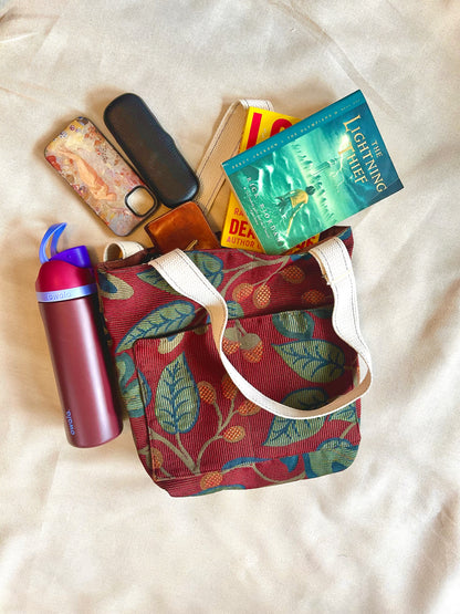 Large Boxy Bag - Woodland Jacquard