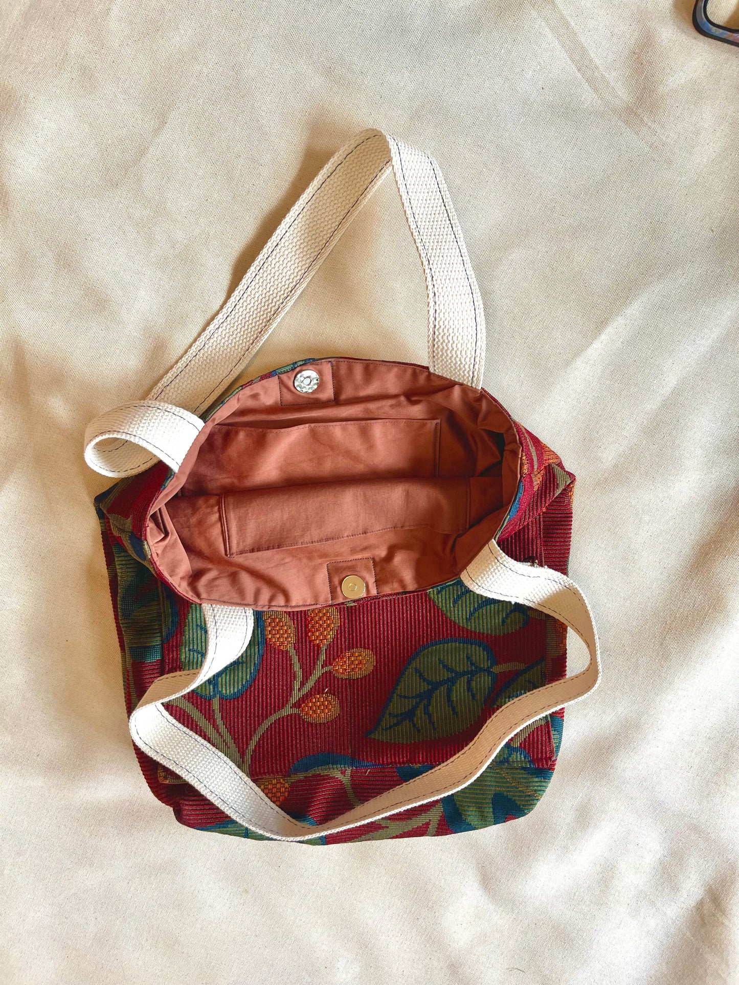 Large Boxy Bag - Woodland Jacquard